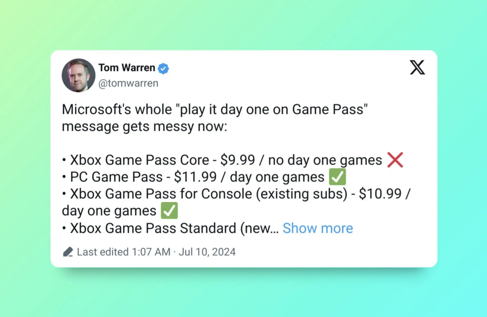 El nuevo nivel de Xbox Game Pass sin lanzamientos Day 1 indigna a los fans, que expresan sus dudas al respecto 107