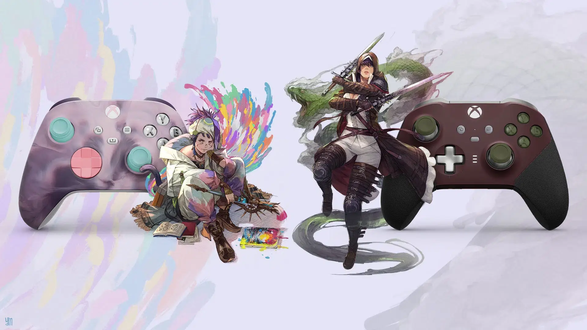 Xbox y Square Enix presentan dos nuevos mandos como celebración al lanzamiento de Final Fantasy XIV Dawntrail