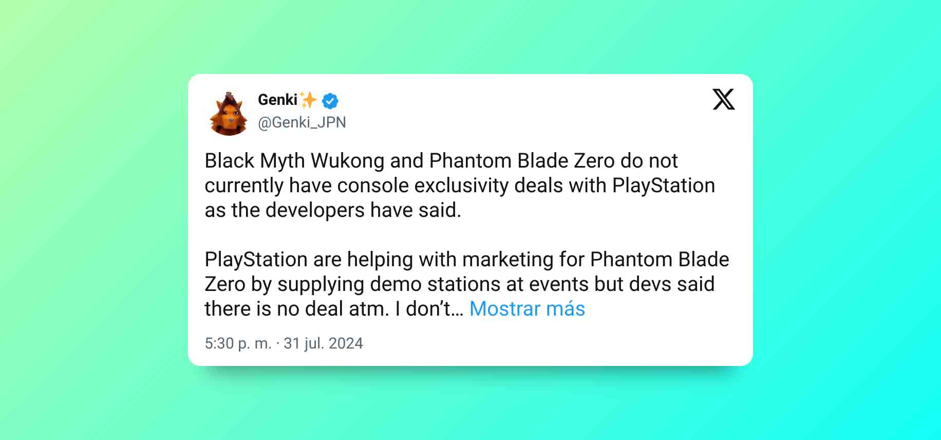 "Nadie necesita esta plataforma", responde el responsable de Phantom Blade Zero sobre la ausencia de desarrollo en Xbox 104