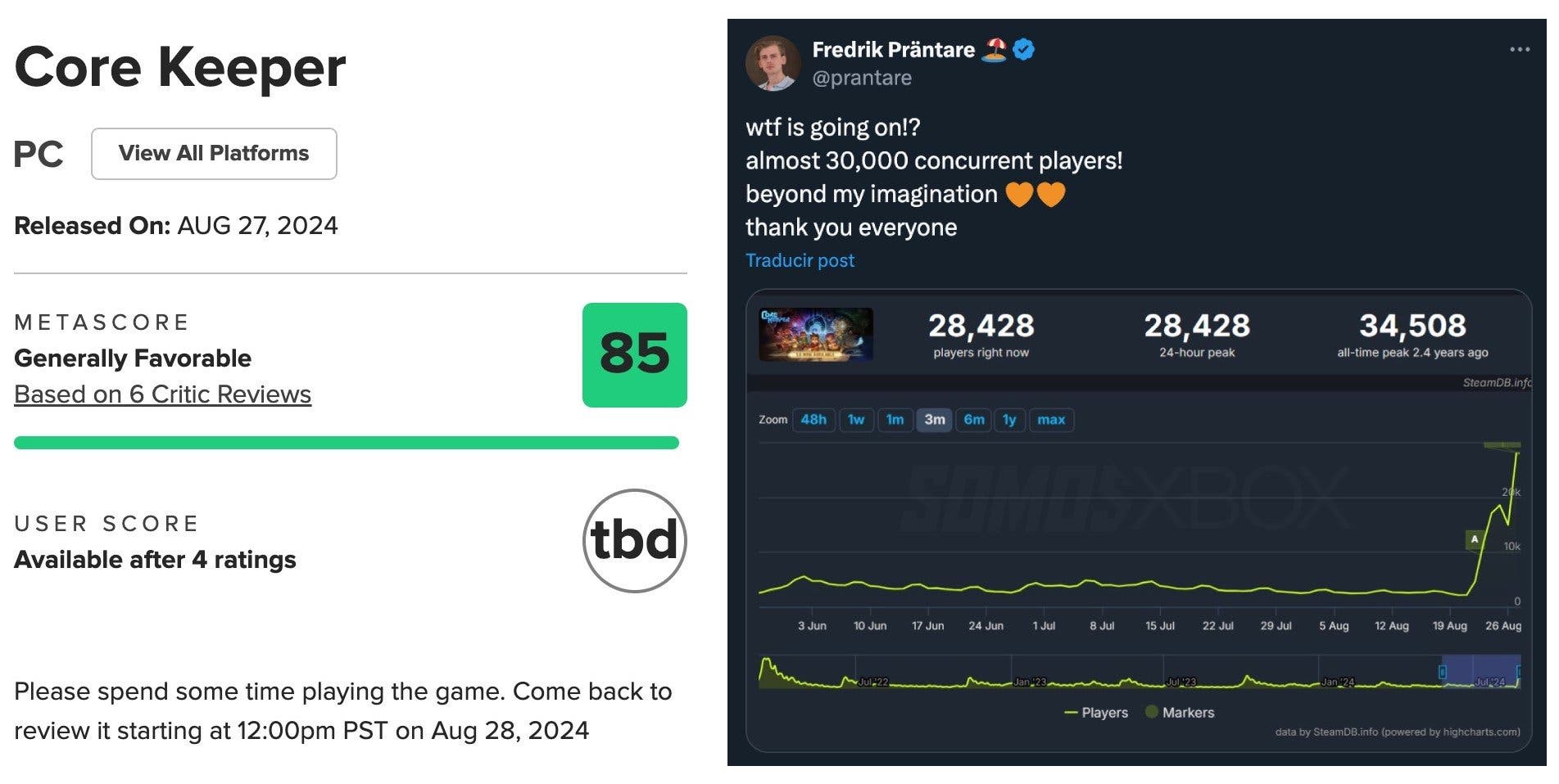 Tiene alucinando a crítica, público y hasta a sus desarrolladores: Core Keeper es el indie de moda en PC, Xbox y Game Pass 107