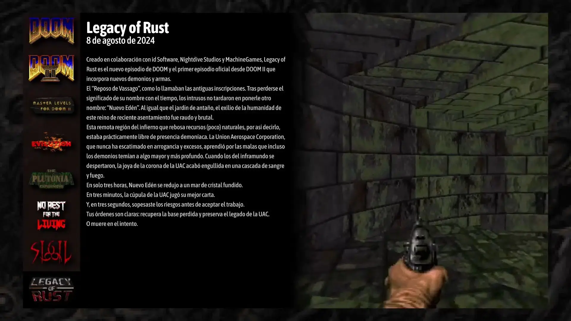 Solo para nostálgicos: Así es Legacy of Rust, el nuevo episodio inédito incluido en Doom y Doom II 107