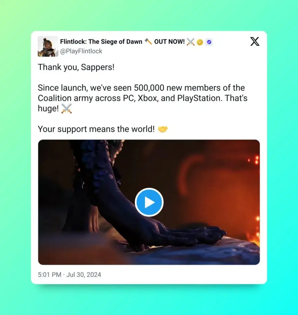 Flintlock: The Siege of Dawn en Xbox Game Pass