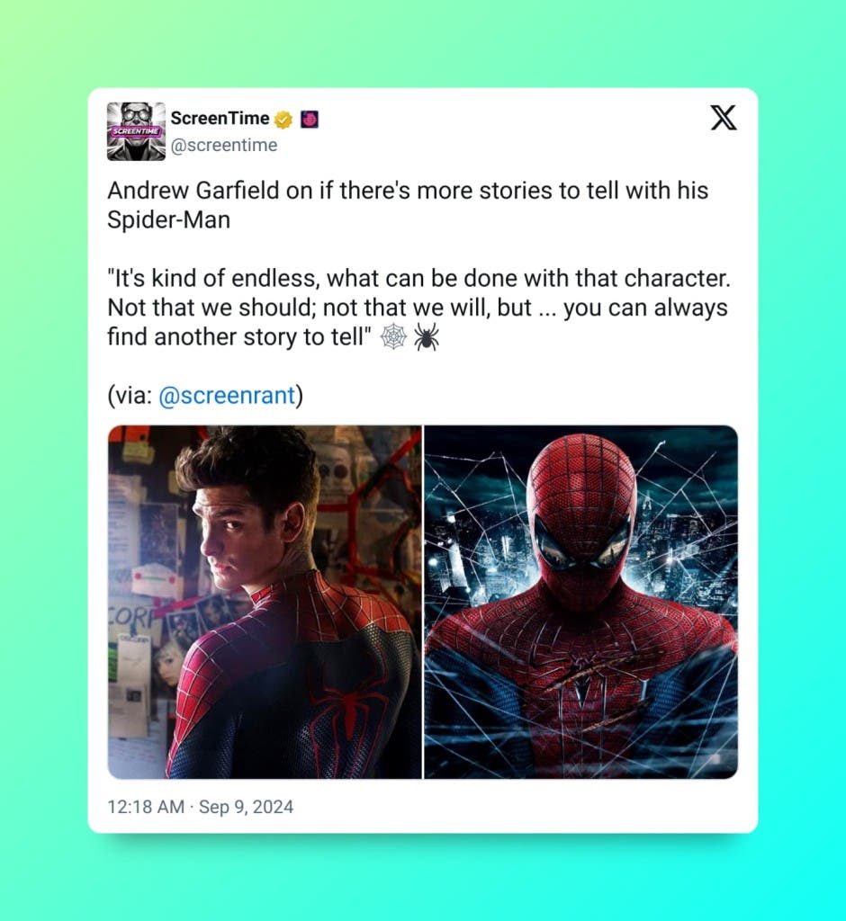 Spider-Man Andrew Garfield