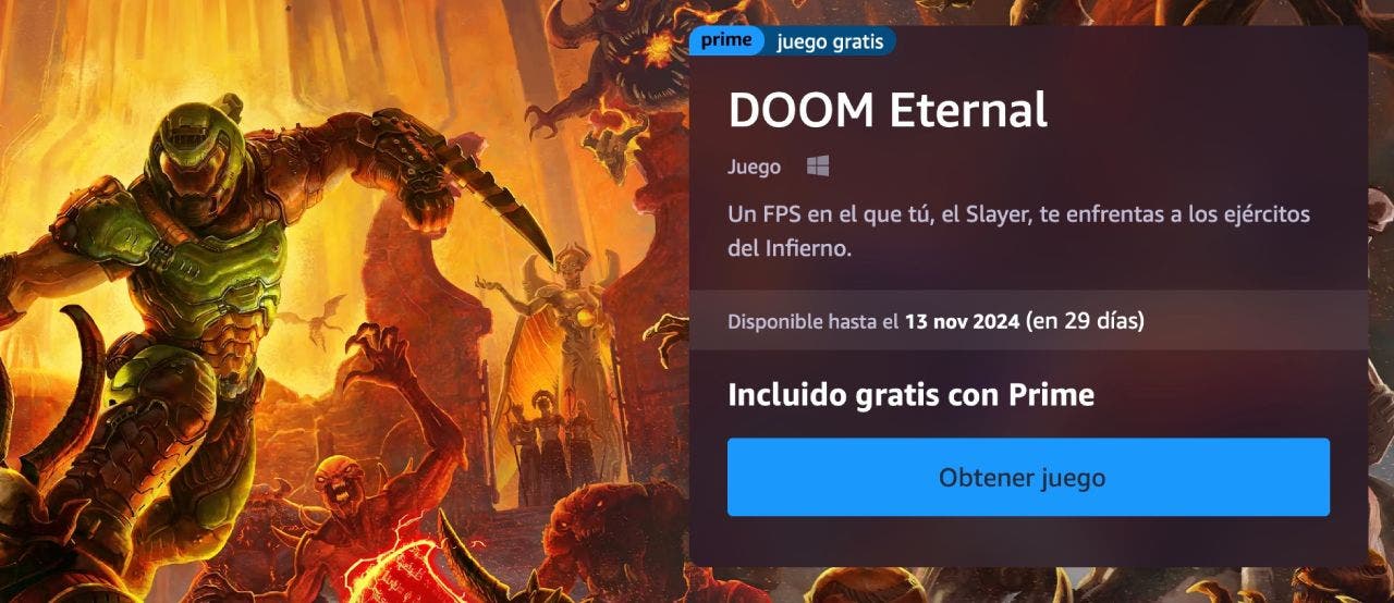 Consigue gratis y para siempre una copia de DOOM Eternal, ¡pero solo por tiempo limitado! 111