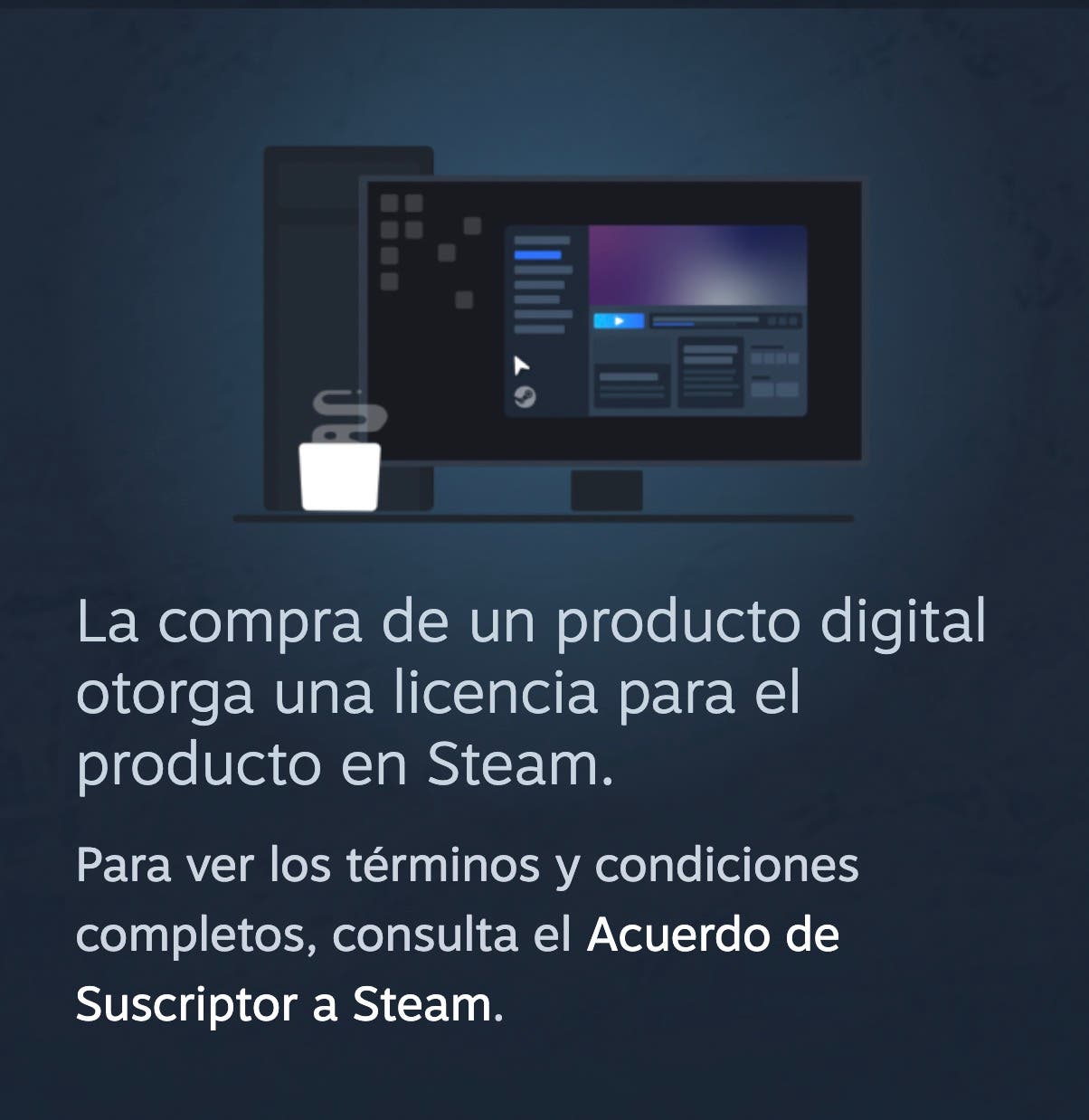 Steam añade un aviso que indica que lo que compras es una "licencia" y no tienes los juegos en propiedad 102