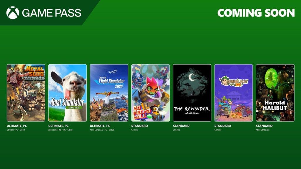 Anunciados los 7 nuevos juegos de Xbox Game Pass para la primera mitad de noviembre