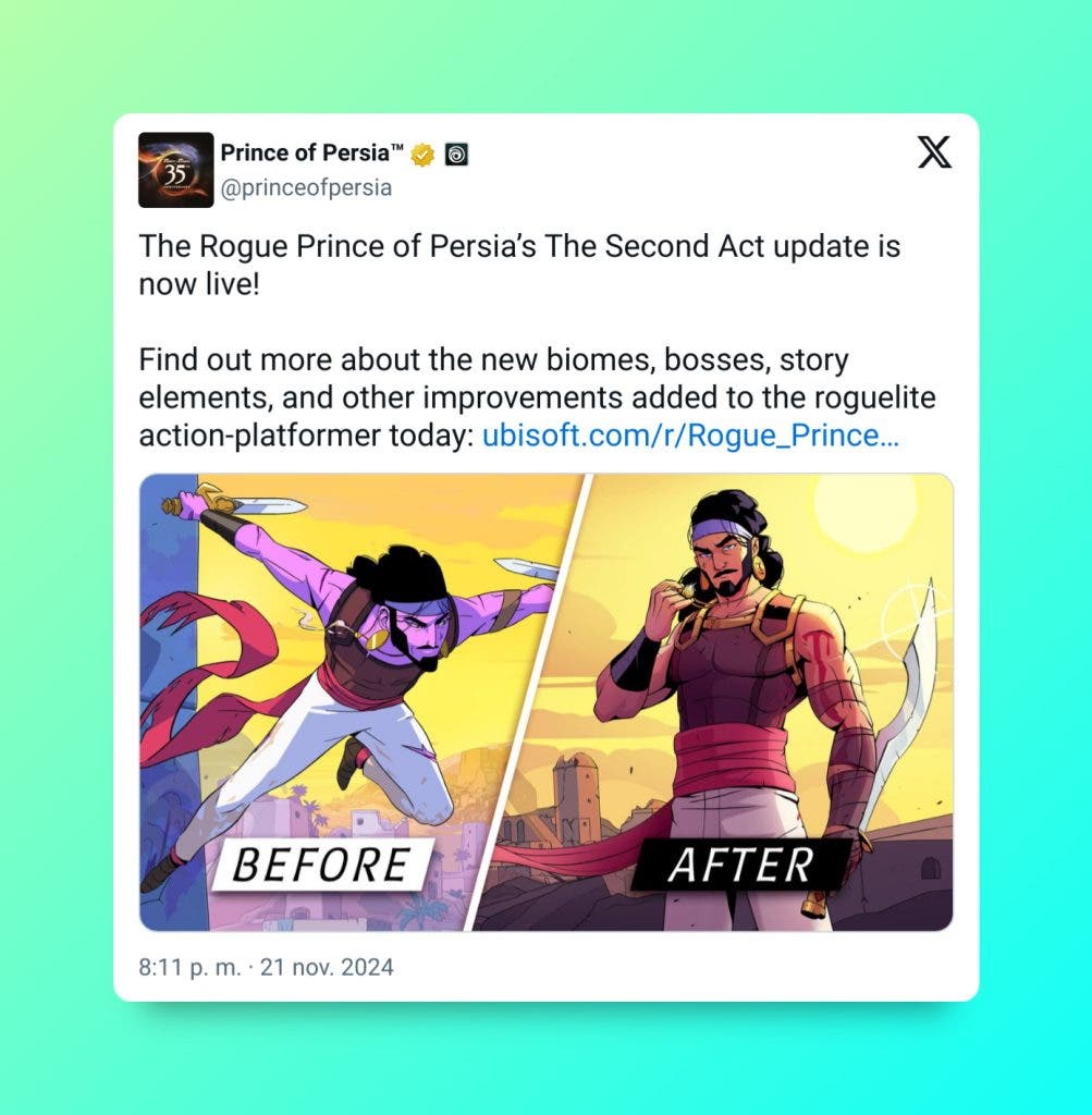 La última actualización de The Rogue Prince of Persia cambia el videojuego por completo y ya está disponible 106