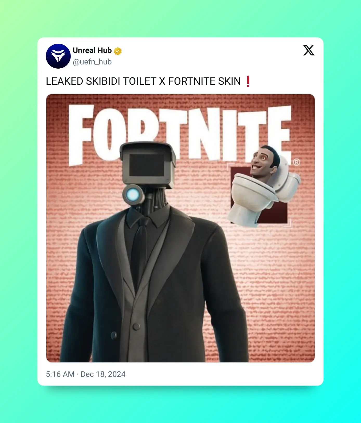 No es broma... Skibidi Toilet llega en una nueva colaboración con Fortnite, incluyendo skins y emotes de la famosa serie de TikTok