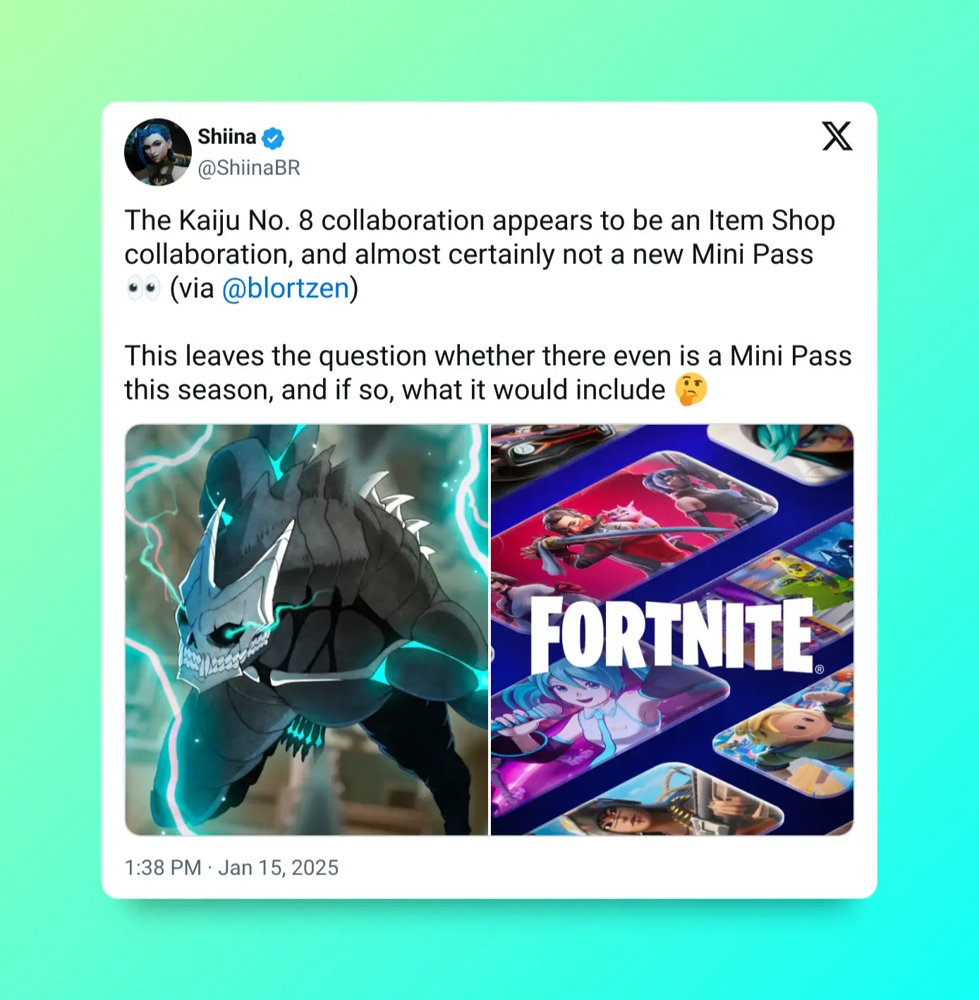 Otro anime de moda estaría anunciando su colaboración con Fortnite muy pronto_ Kaiju No. 8 aterrizará en el metaverso de Epic Games