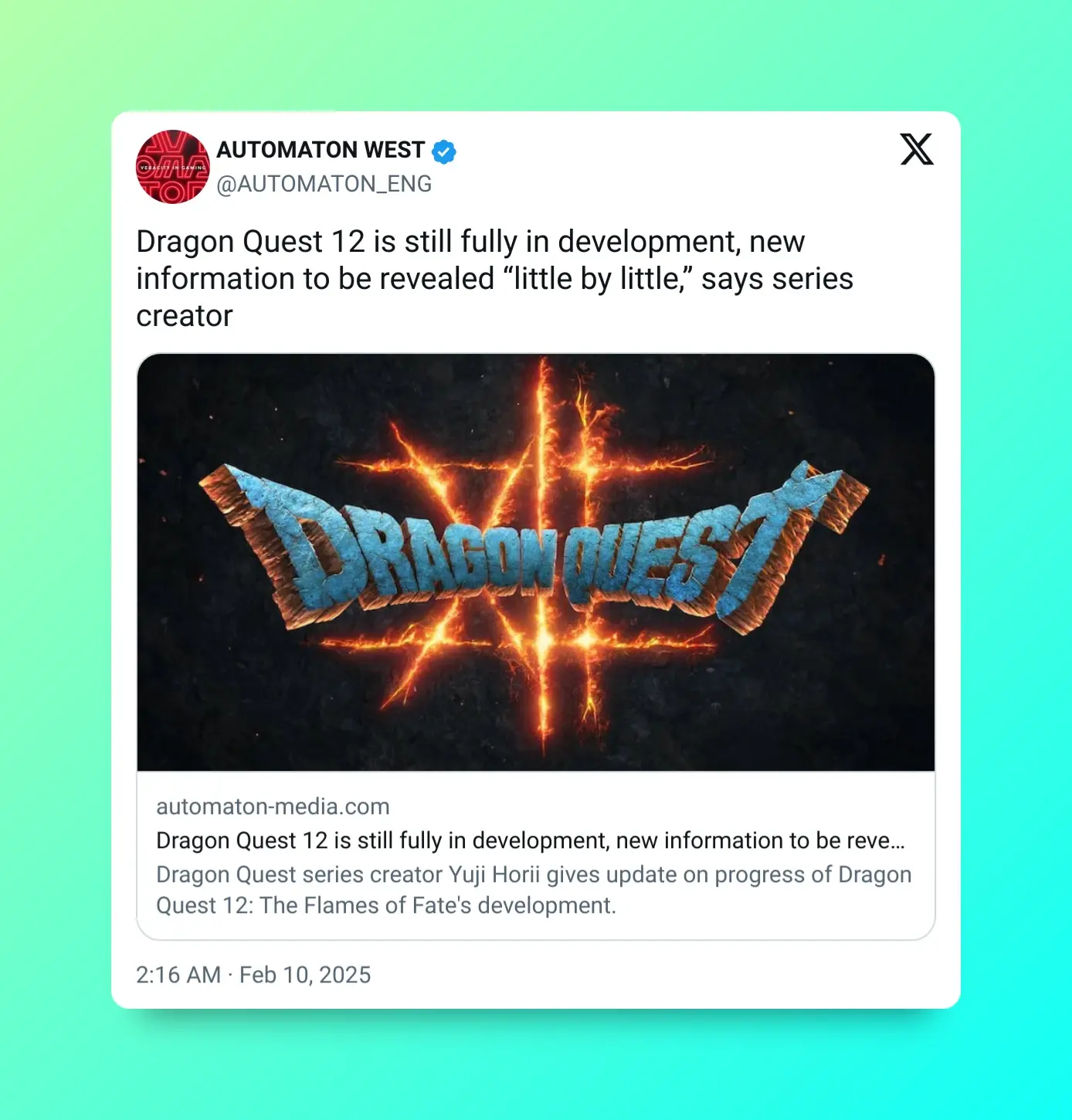El creador de la serie trae buenas noticias para Dragon Quest XII, la esperada secuela que podría revolucionar la saga