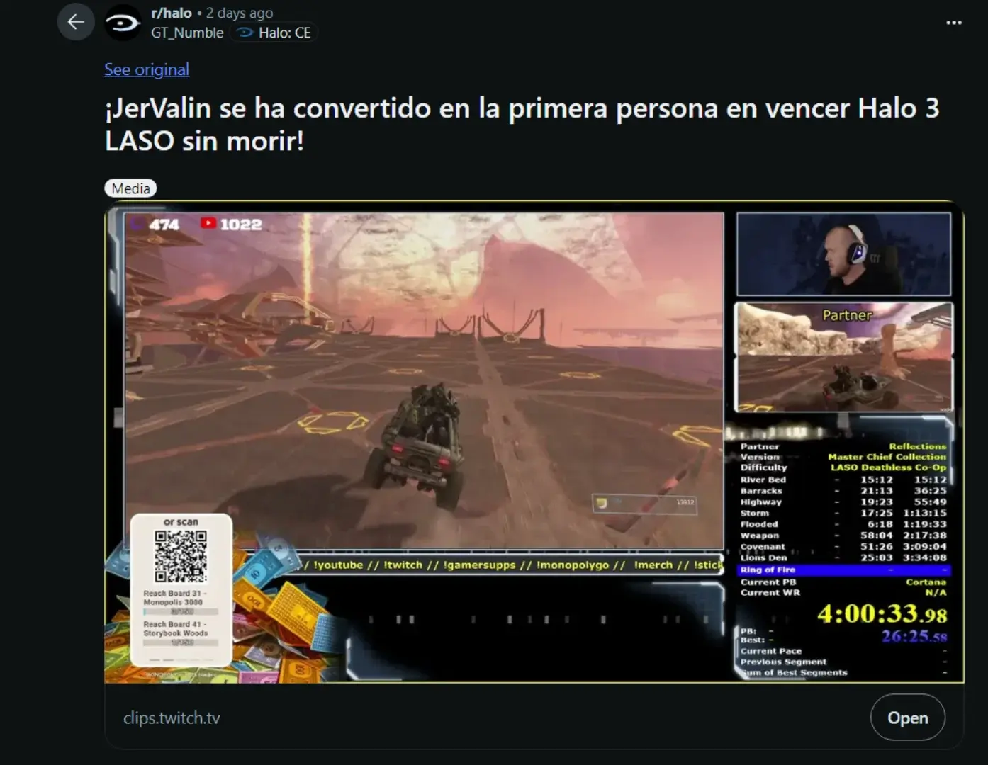 La comunidad de Halo 3 ha alcanzado un récord mundial para los libros de historia gamer