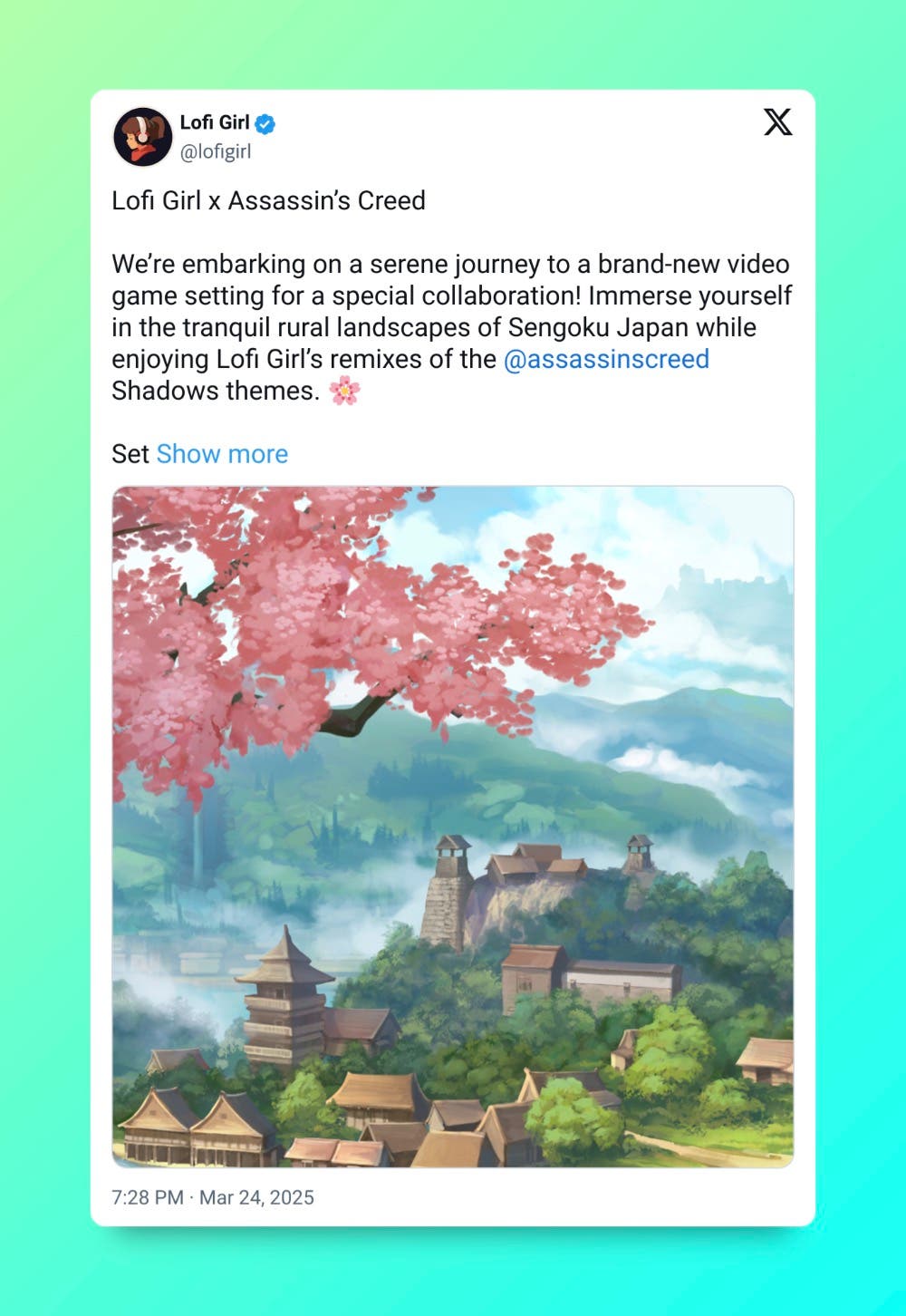 La playlist definitiva: Assassin's Creed Shadows y Lofi Girl tendrán su propia colaboración 107