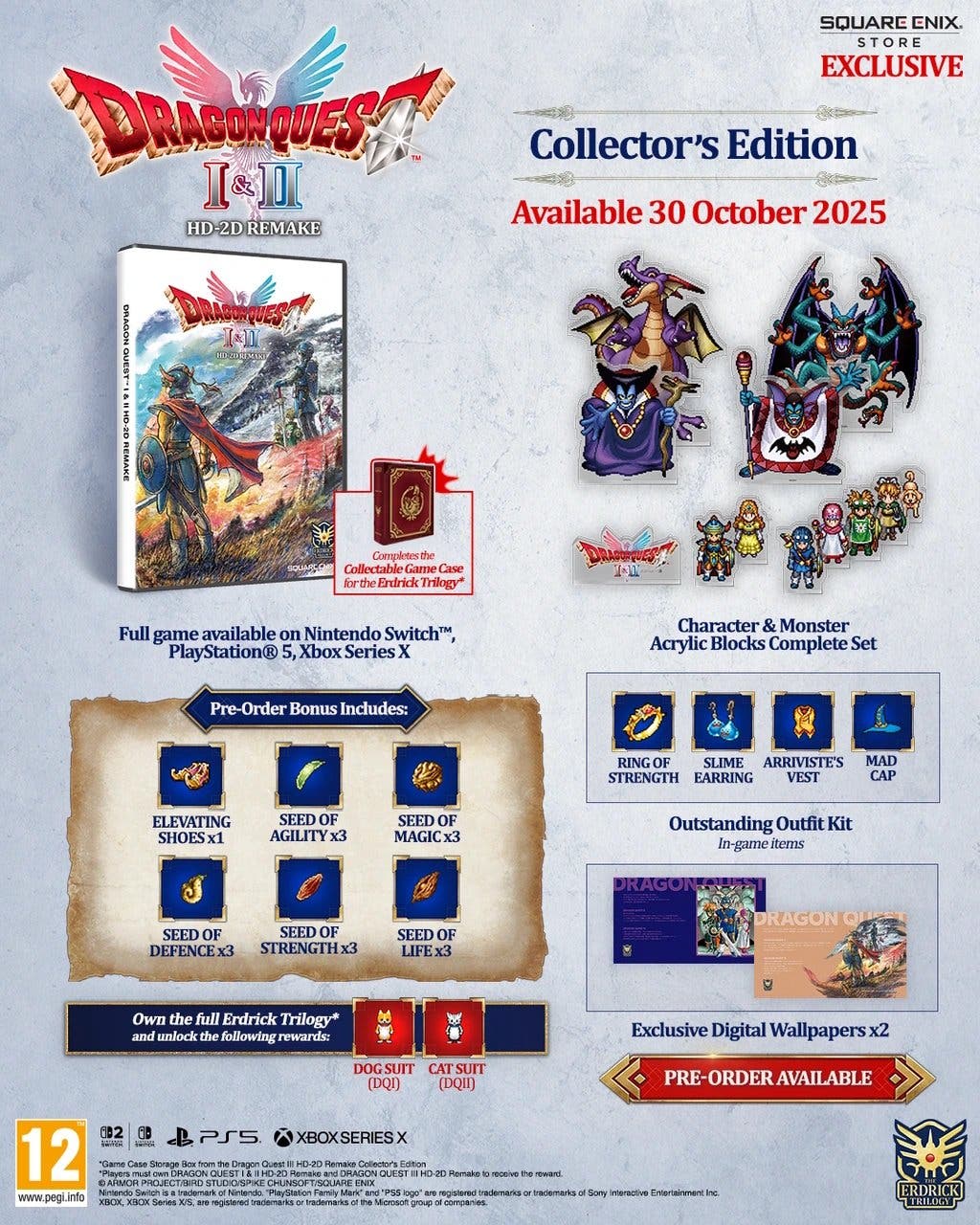 Dragon Quest I & II HD-2D Remake anuncia su fecha de lanzamiento junto a una edición coleccionista 105
