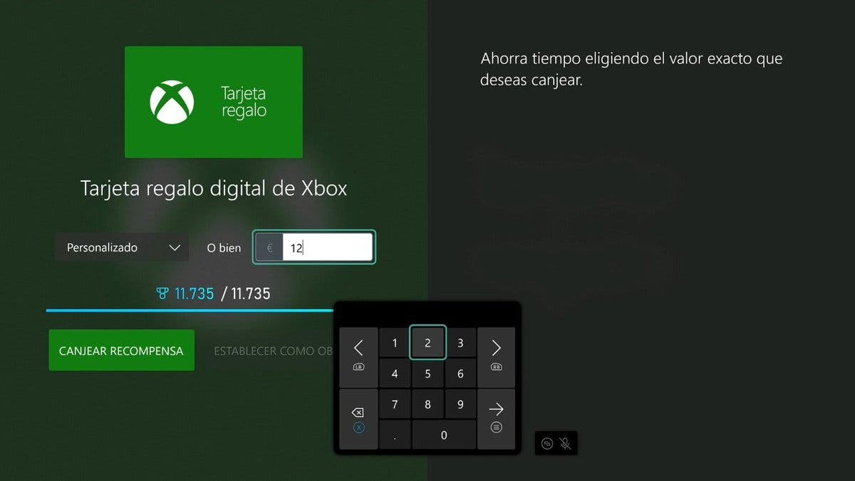 Xbox Rewards: Ya es posible elegir el importe deseado al canjear tarjetas regalo 100