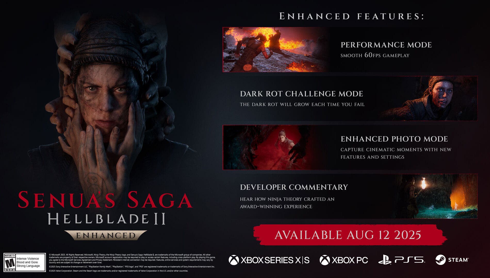 Senua's Saga: Hellblade 2 Enhanced llega en agosto: esto es todo lo que incluye la nueva versión 109