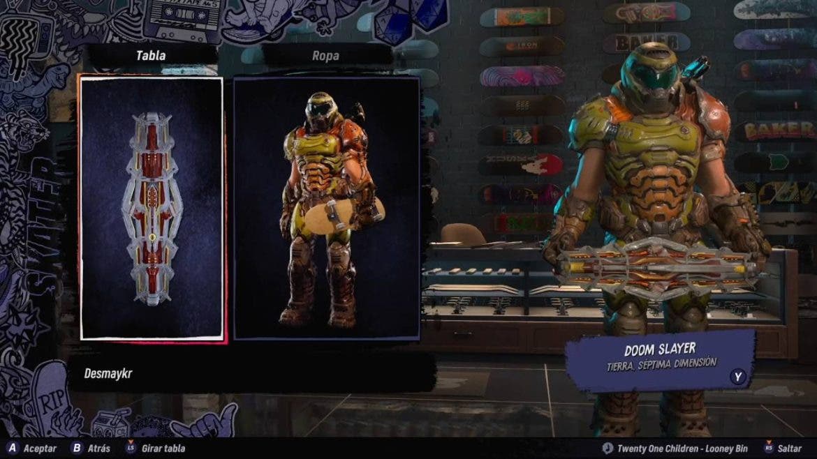 El Doom Slayer se pasa al skate en Tony Hawk’s Pro Skater 3+4: así grindea y hace acrobacias el héroe de Bethesda 105