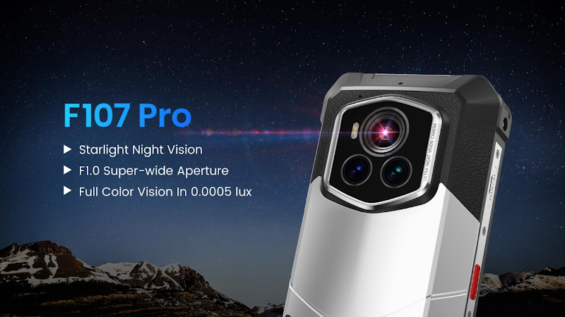 FOSSiBOT F107 Pro: El primer smartphone con visión nocturna Starlight 110